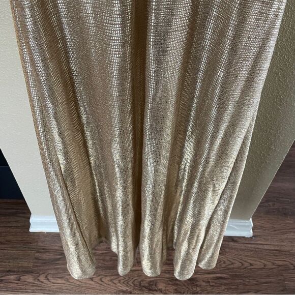 Hayley Paige Occasions Formal Off Shoulder Or Strapless Dress Style 52002 Gold 0 - Picture 11 of 16